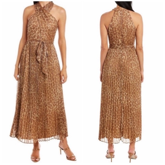 Taylor chiffon Leopard print dress - Picture 1 of 6